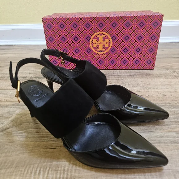 🎉HOST PICK🎉 Tory Burch 'Ashton' Slingback Sandal, size US 7.5 M - Picture 1 of 13